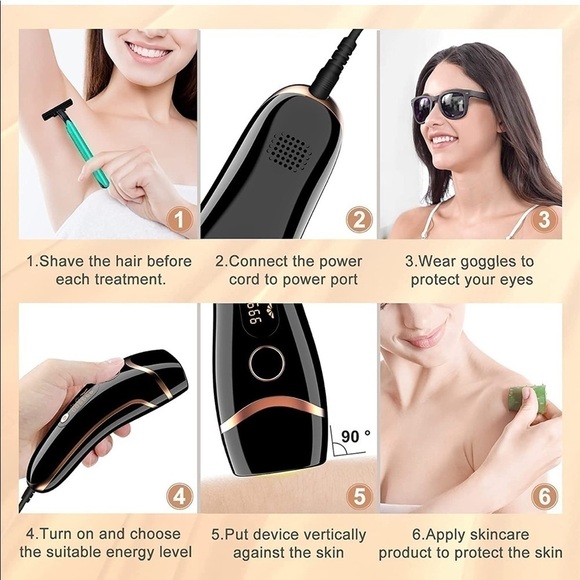 Brand New IPL Permanent Laser Hair Removal Device Painless 999,900 Flashes - Picture 8 of 14